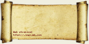 Hana Brošković vizit kartica